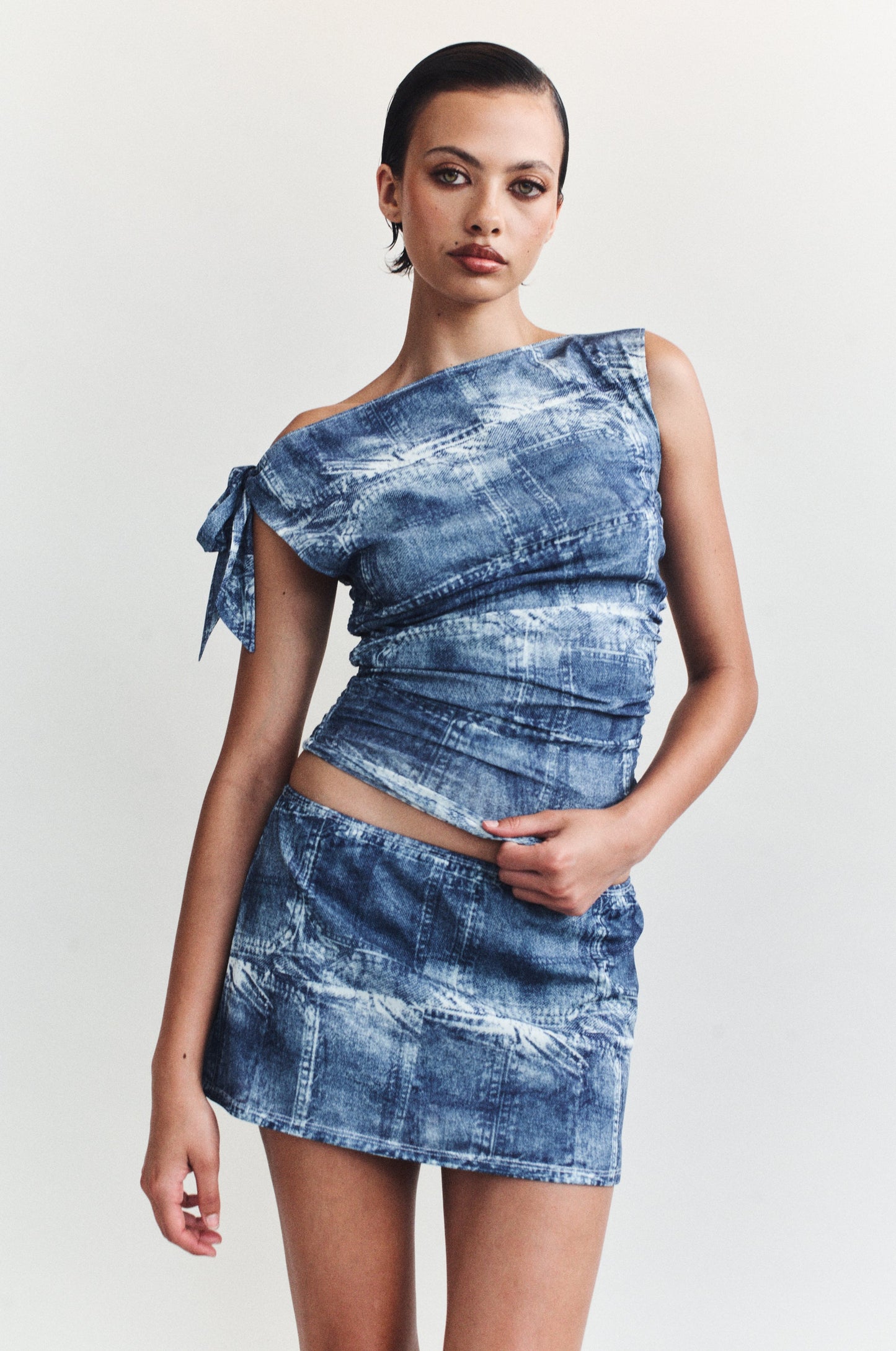 Skirt | Denim Patch