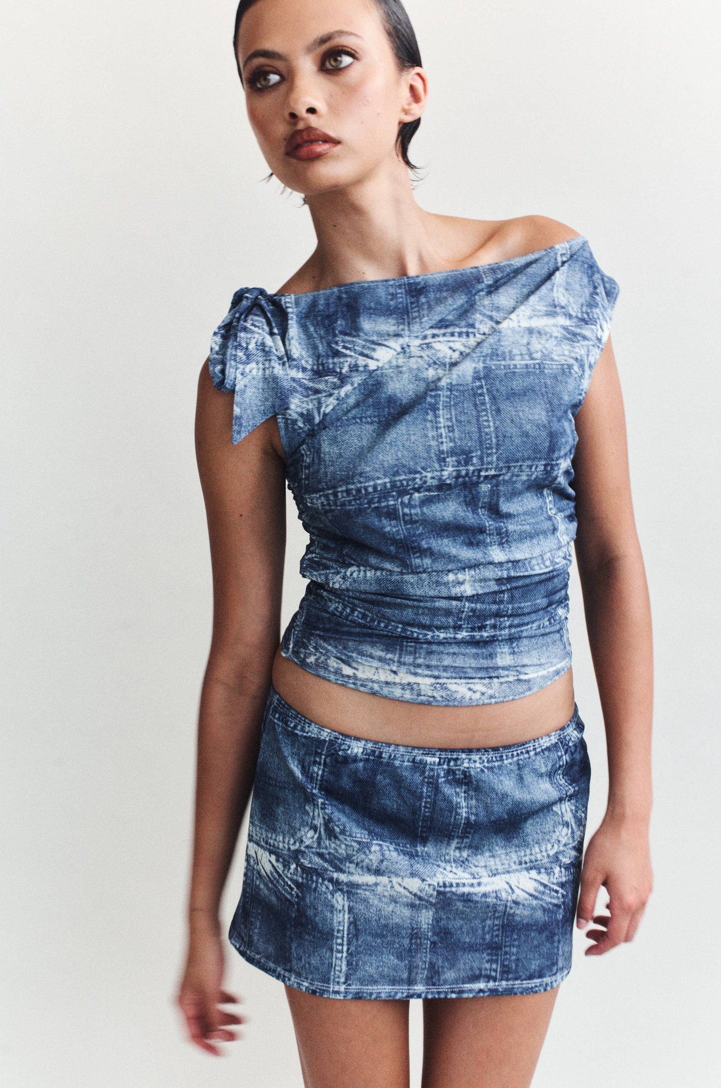 Skirt | Denim Patch