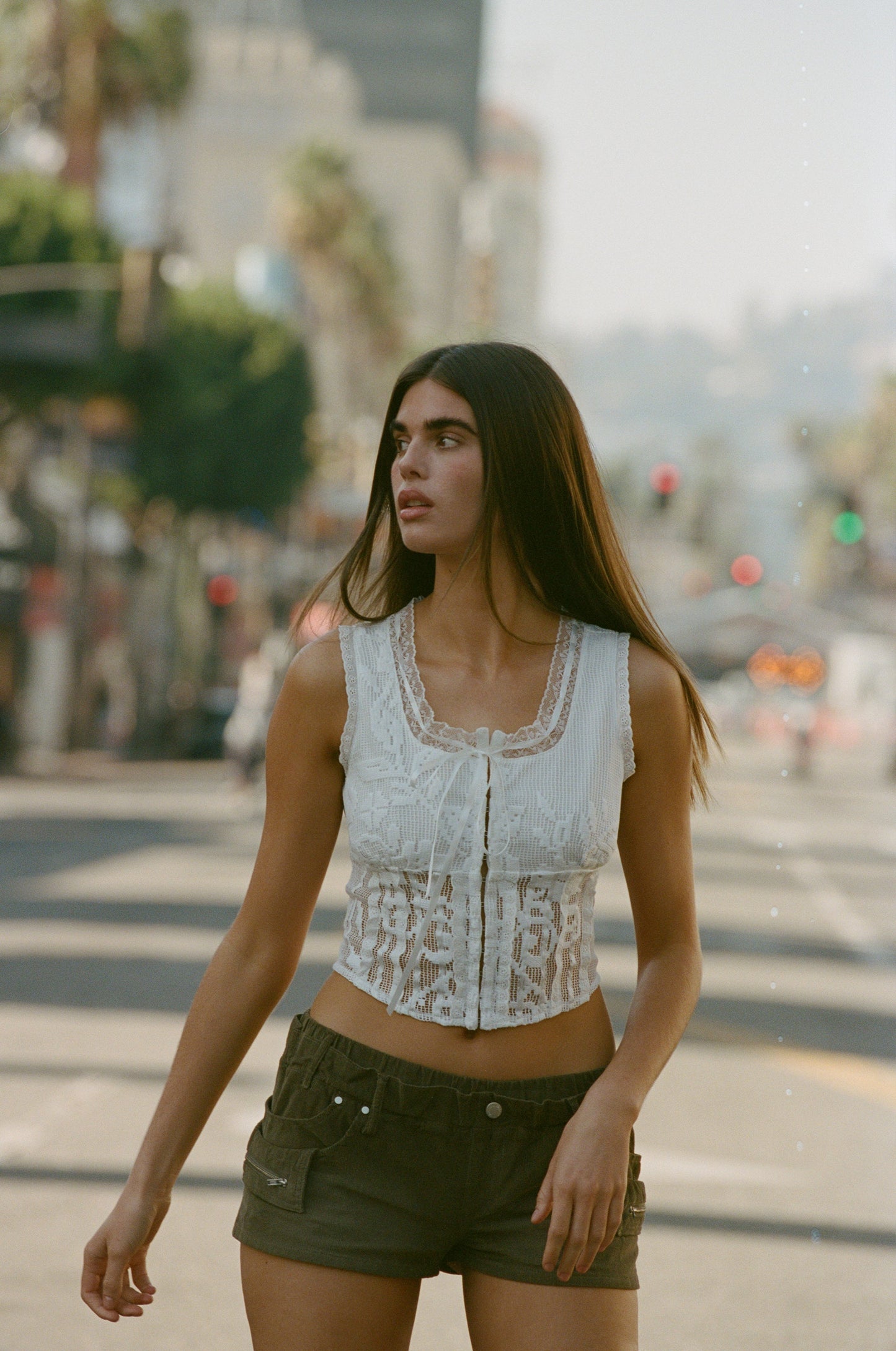 Adeline Top | White Lace