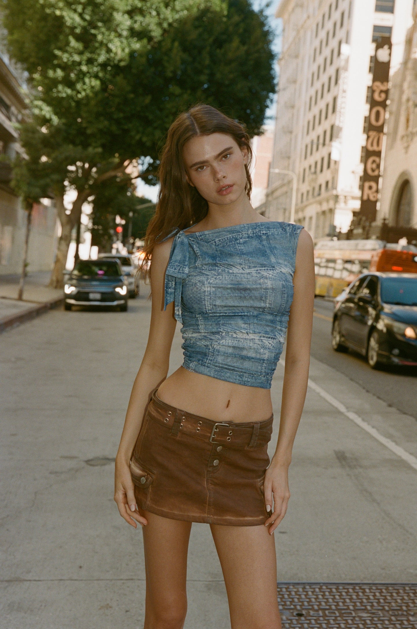 Carla Skirt | Brown