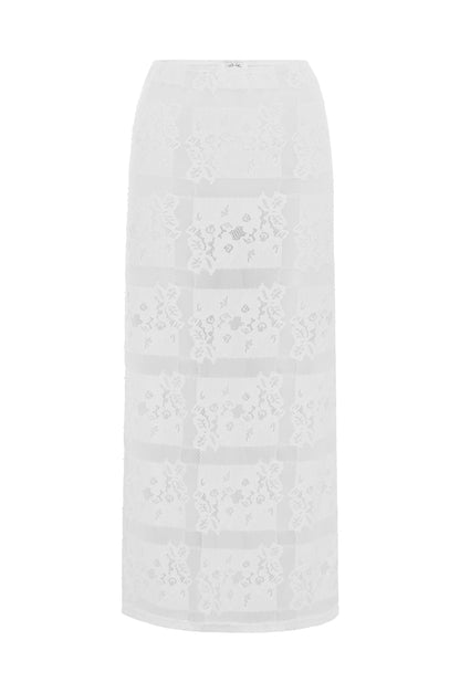 Holy Midi Skirt | White