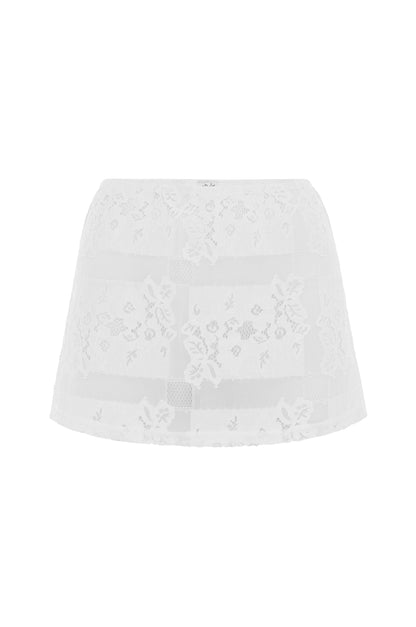 Simi Mini Skirt | White