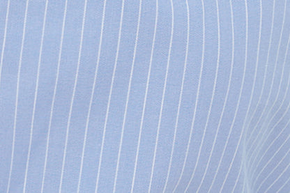 Quinn Top | Blue Pinstripe